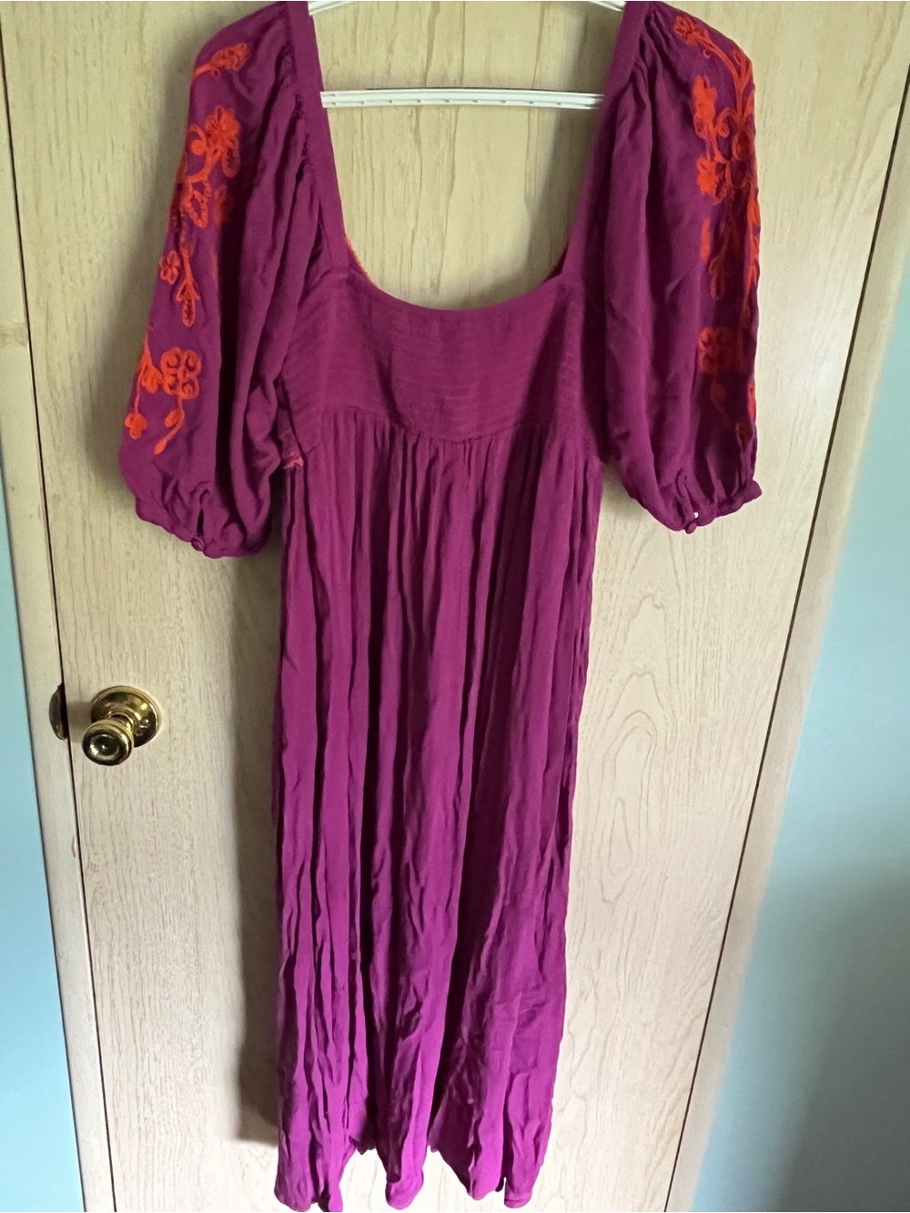 Free People Wedgewood Maxi Dress in Orchid Pavillion Size Med - Picture 9 of 13
